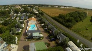 Camping vue du ciel de St Denis d'Oléron